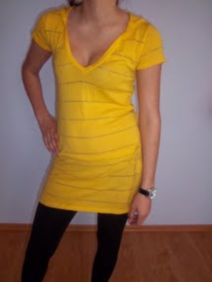 geltona suknutė