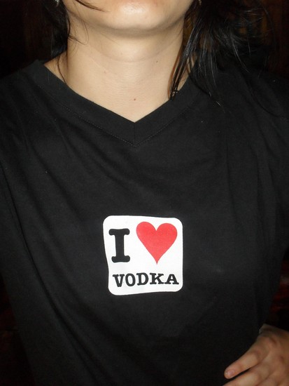 I love vodka 