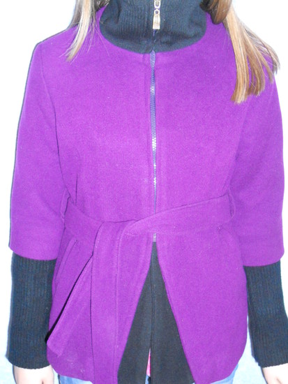 violetinis paltukas paauglei