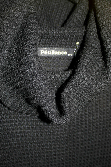 Petillance Black Cashmere Dress 