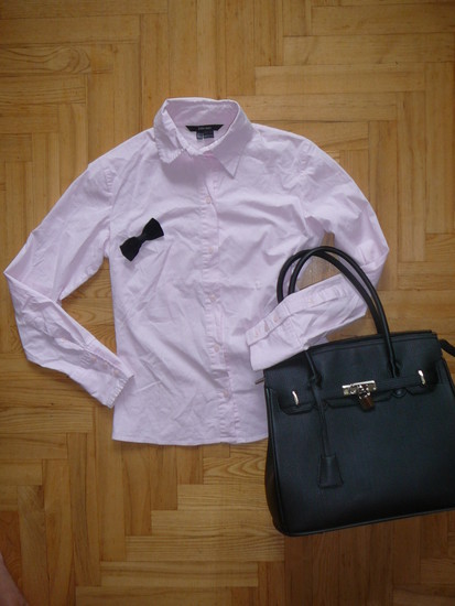 Zara, švelniai rožiniai marškiniai