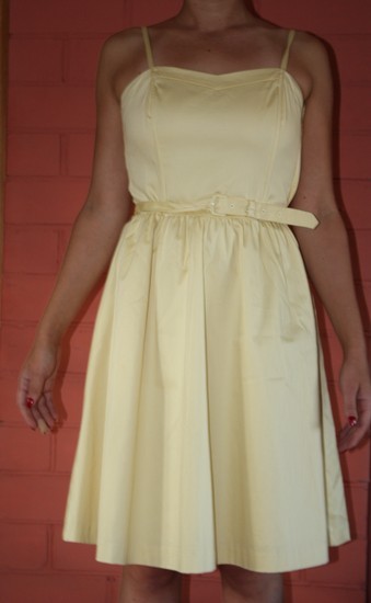 Daili geltona H&M suknelė