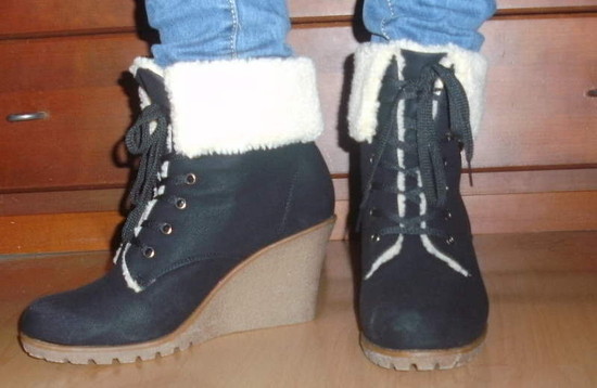 REZERVUOTI. Šilti žieminiai batai su platforma