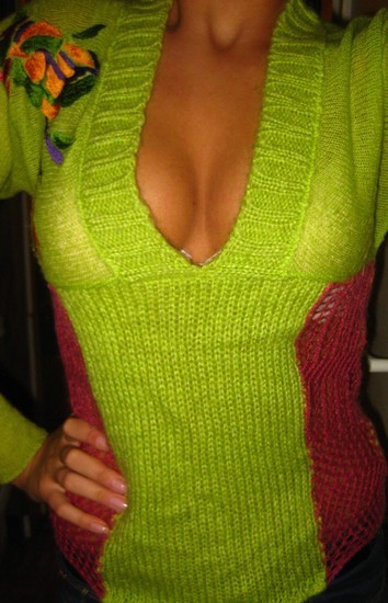 Ryškus megztinukas