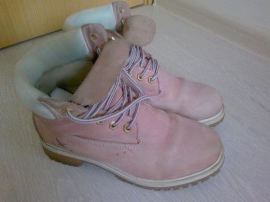 Timberland rožiniai batai
