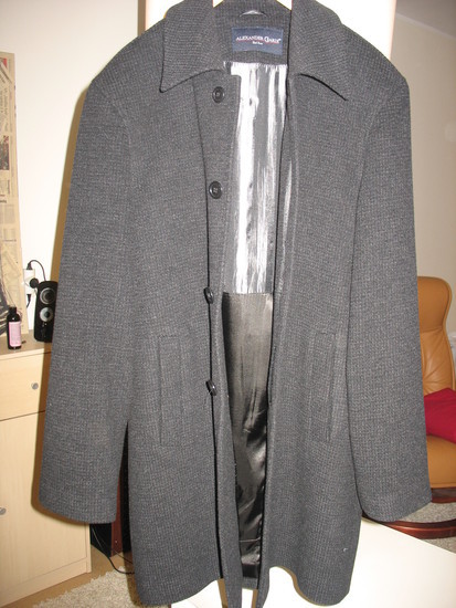 Vyriškas vilnos paltas