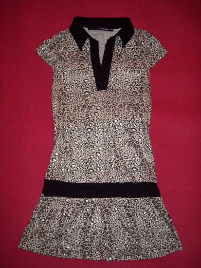leopardine suknele-tunika