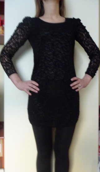 Nauja elegantiska juoda suknele