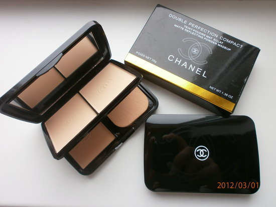 Chanel Double Perfection 3 spalvų kompaktinė pudra
