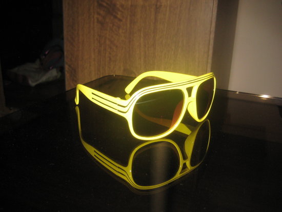 AKCIJA!!! Geltonai kislotines spalvos akiniai