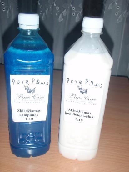 Pure paws - šampūnas ir kondicionierius jorkšyrams