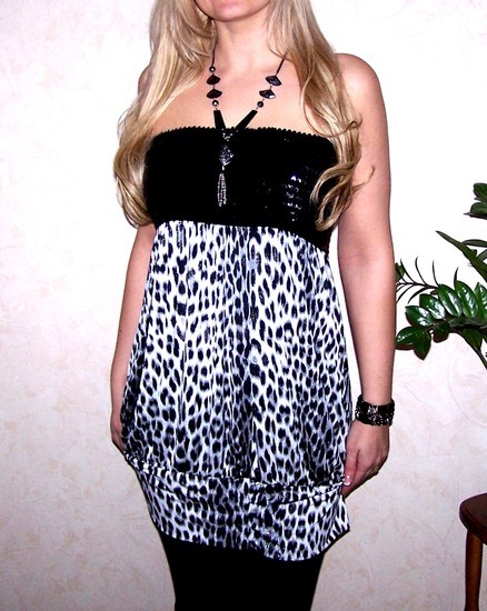 Leopardinė firminė suknelė - tunika