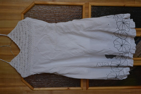 Balta vasarine suknele XL