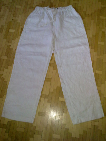 Baltos drobinės Vero moda kelnės