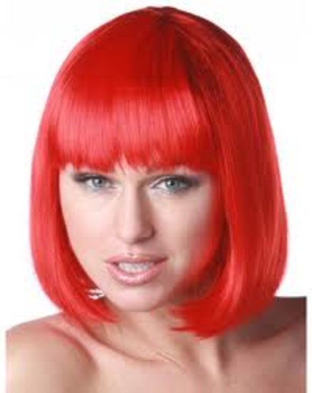 raudonas perukas