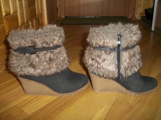 Žieminia batai ant platfotrmos