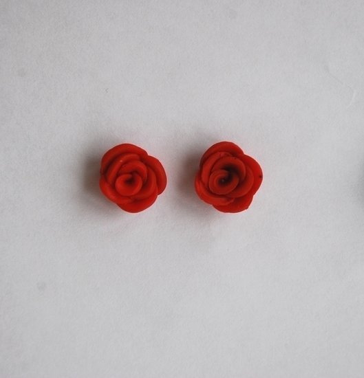 auskarai - rožės