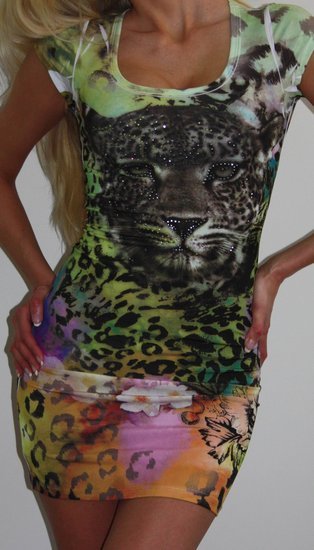 Leopardine suknia - tunika ( REZERVUOTA)