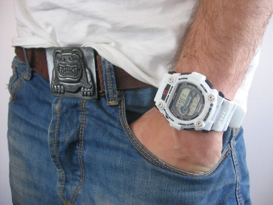 Casio G-Shock baltas laikrodis