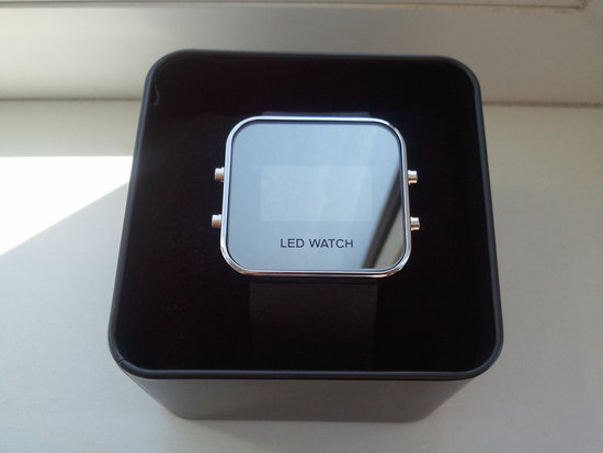 Naujas LED laikrodukas! Juodas