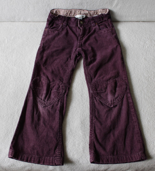 violetinės velvetinės H&M kelnytės116