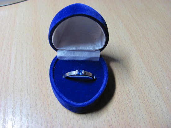Sidabrinis žiedas, 17 dydis