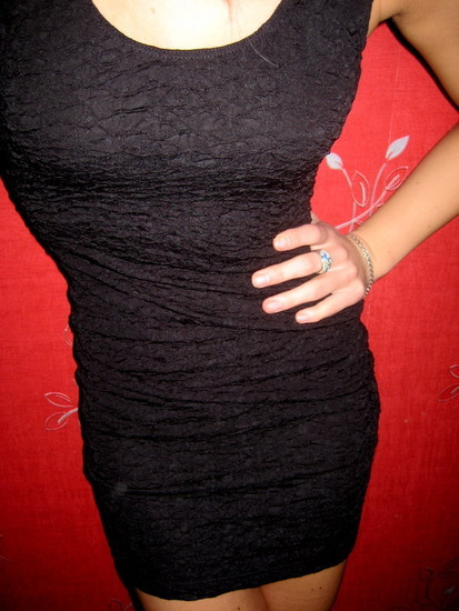 juoda H&M suknelė