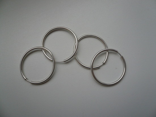 sidabriniai žiedai