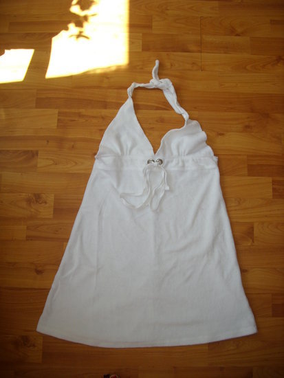 balta vasariska suknele