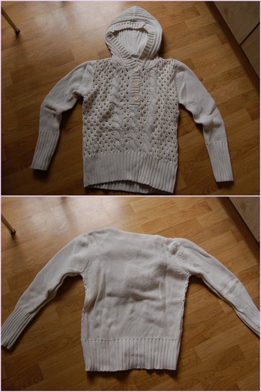 Baltas megztinis