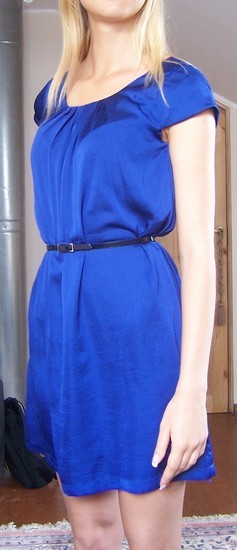 Mėlyna/indigo suknelė