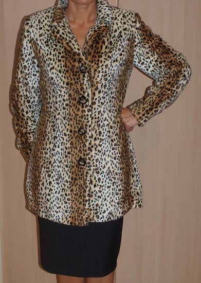 Madingas leopardinis paltukas (yra ir sijonas)