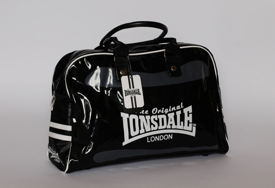 naujas juodas Lonsdale kelioninis krepšys