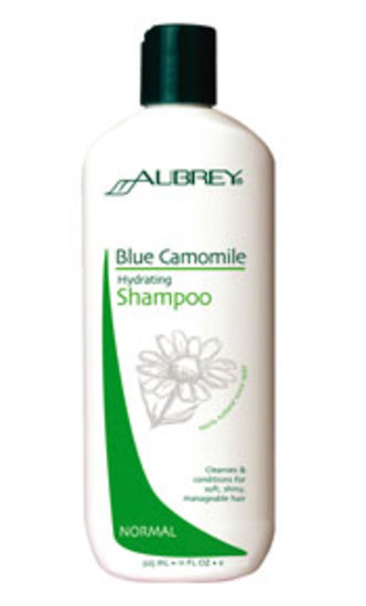 Drėkinamasis mėlynųjų ramunėlių šampūnas Aubrey