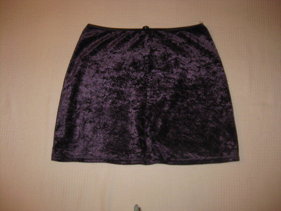 Violetinis mini sijonas