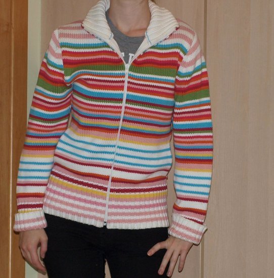 Madingas Tom Tailor spalvotas megztinis