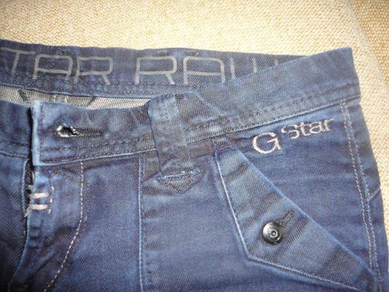 G-STAR tamsiai mėlyni džinsai