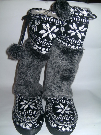 nauji eskimo batai su kailiuku
