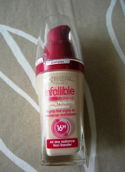 l'oreal infallible lasting perfecting pudra