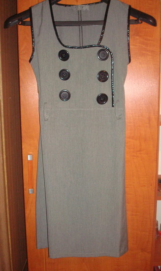 Pilkas sarafanas - suknutė