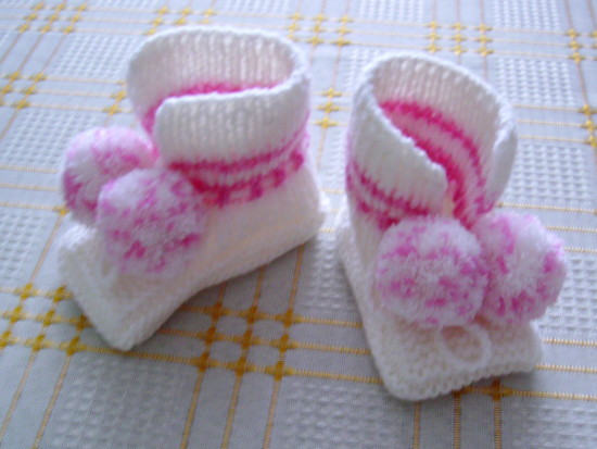 Kūdikio megzti batukai