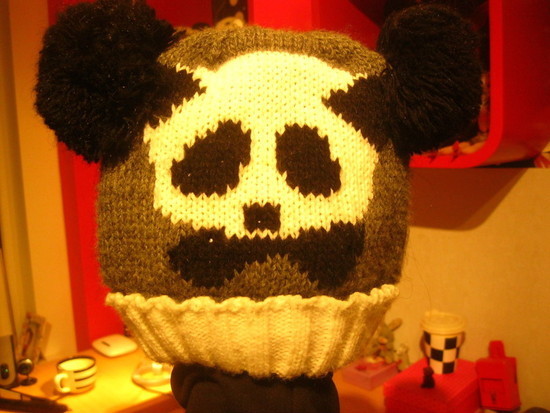 žieminė kepurė panda 