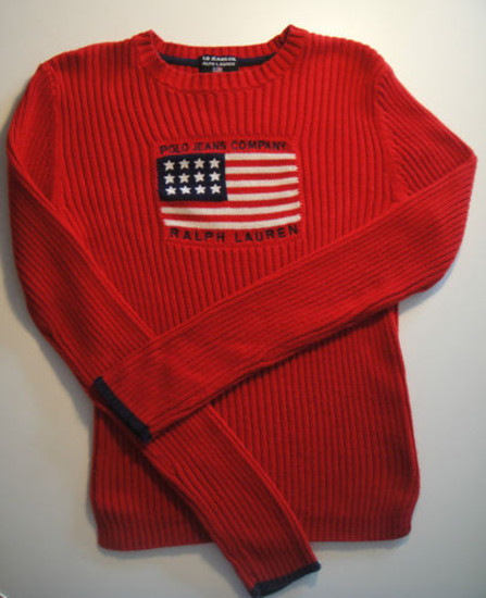 Polo Raplh Lauren raudonas megztinis