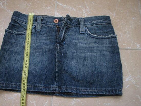Zara džinsinis mini sijonas