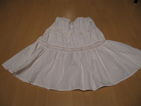 Puikus baltas sijonas, S-M, 20 lt
