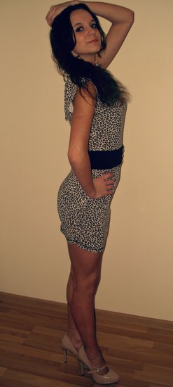  Vero moda leopardinė suknutė :)