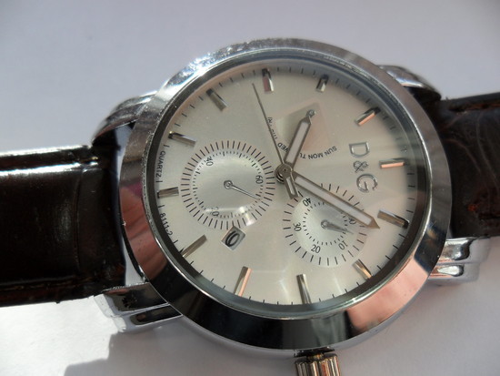 D&G vyriškas rudas laikrodis