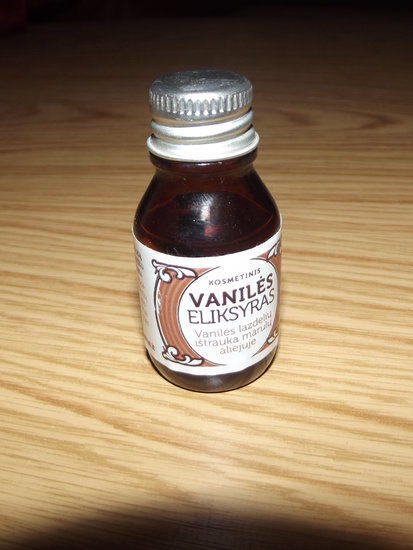 Kosmetinis vanilės eliksyras