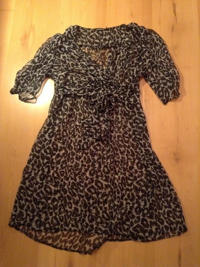 Plona leopardine vasarine suknele