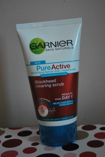 Garnier Blackheads scrub :)